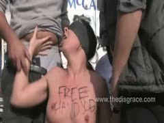 Slut got abused and degraded by group of men